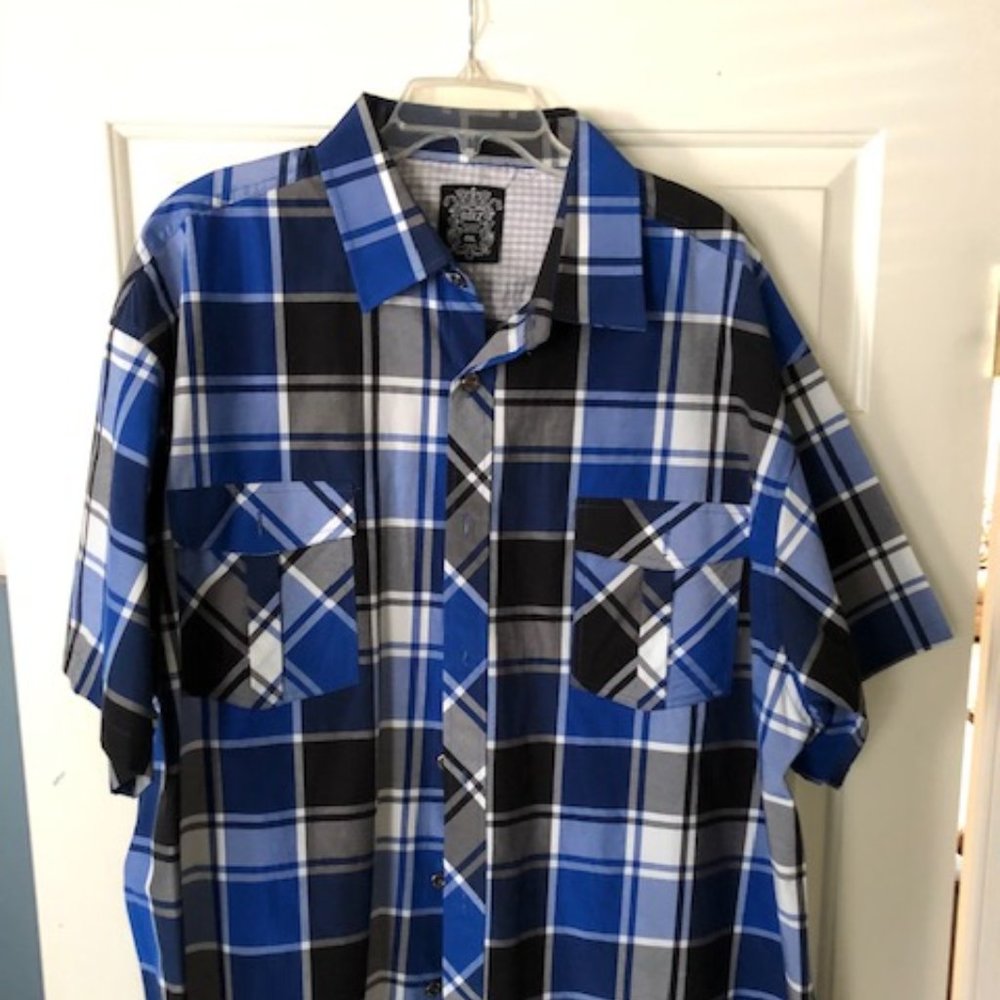 Noiz Me's Short Sleeve Shirt, 4XL
